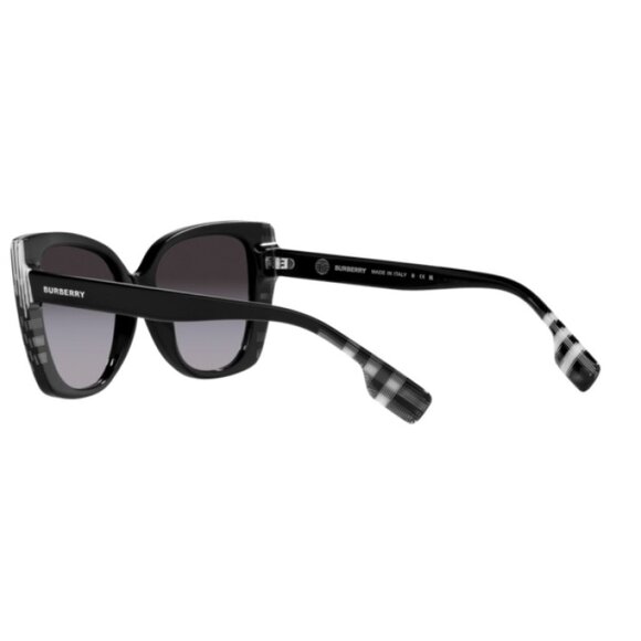 Burberry Meryl Grey Gradient Butterfly Ladies Sunglasses - Picture 2 of 4
